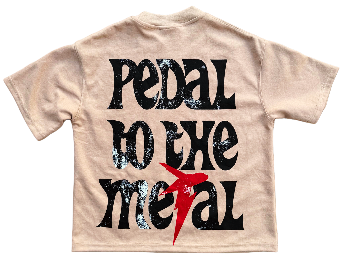 Pedal To The Metal Tan Tee
